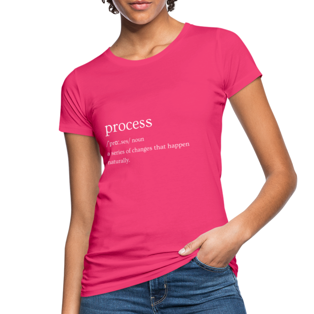 Women's Organic T-Shirt - neon pink