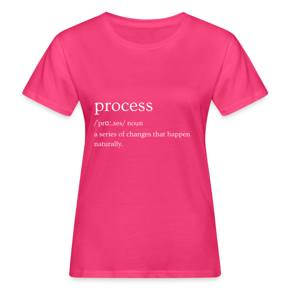 Women's Organic T-Shirt - neon pink