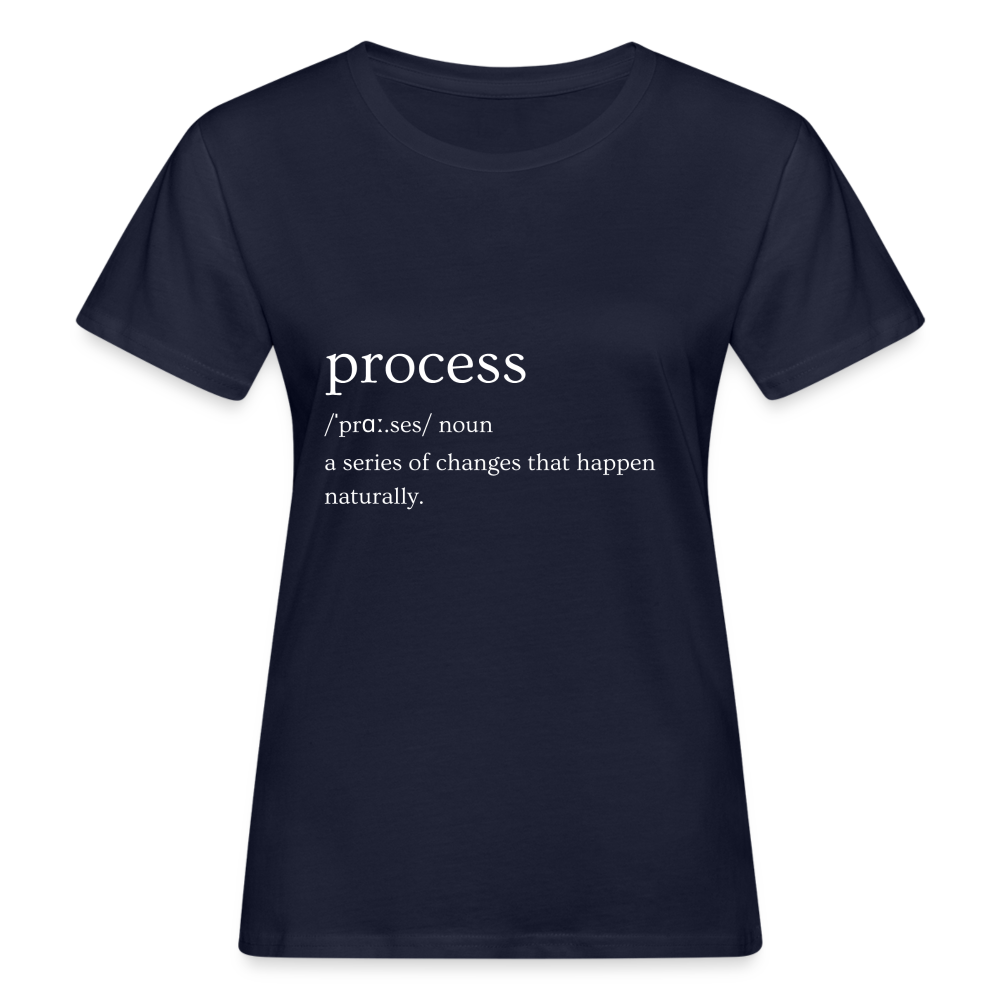 Women's Organic T-Shirt - navy