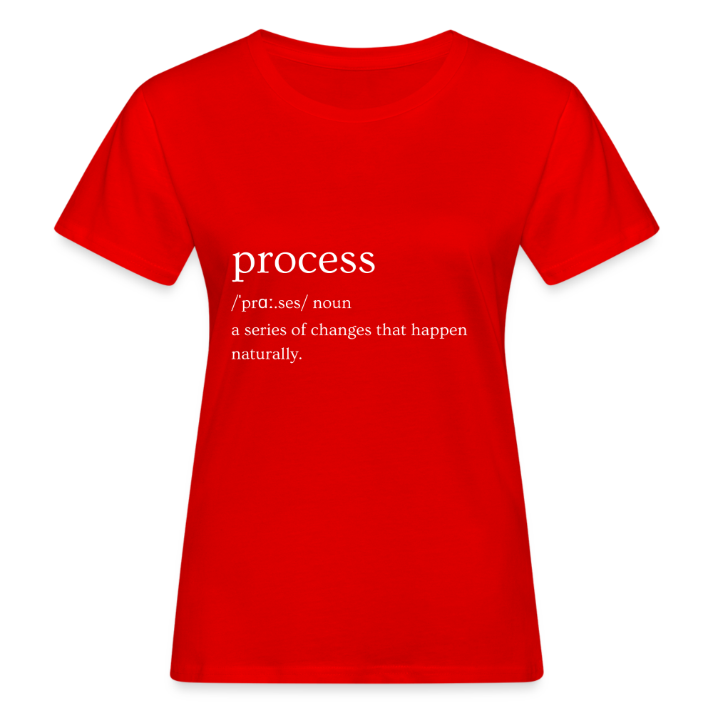 Women's Organic T-Shirt - red