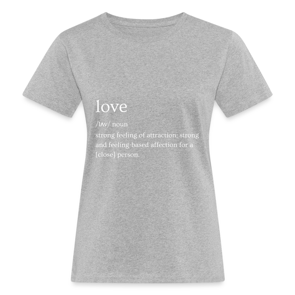 Women's Organic T-Shirt - heather grey