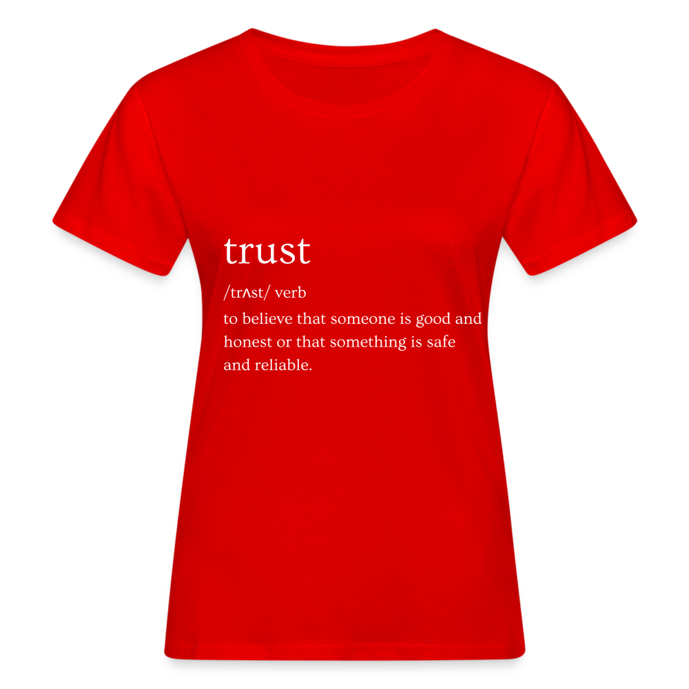 Women's Organic T-Shirt - red