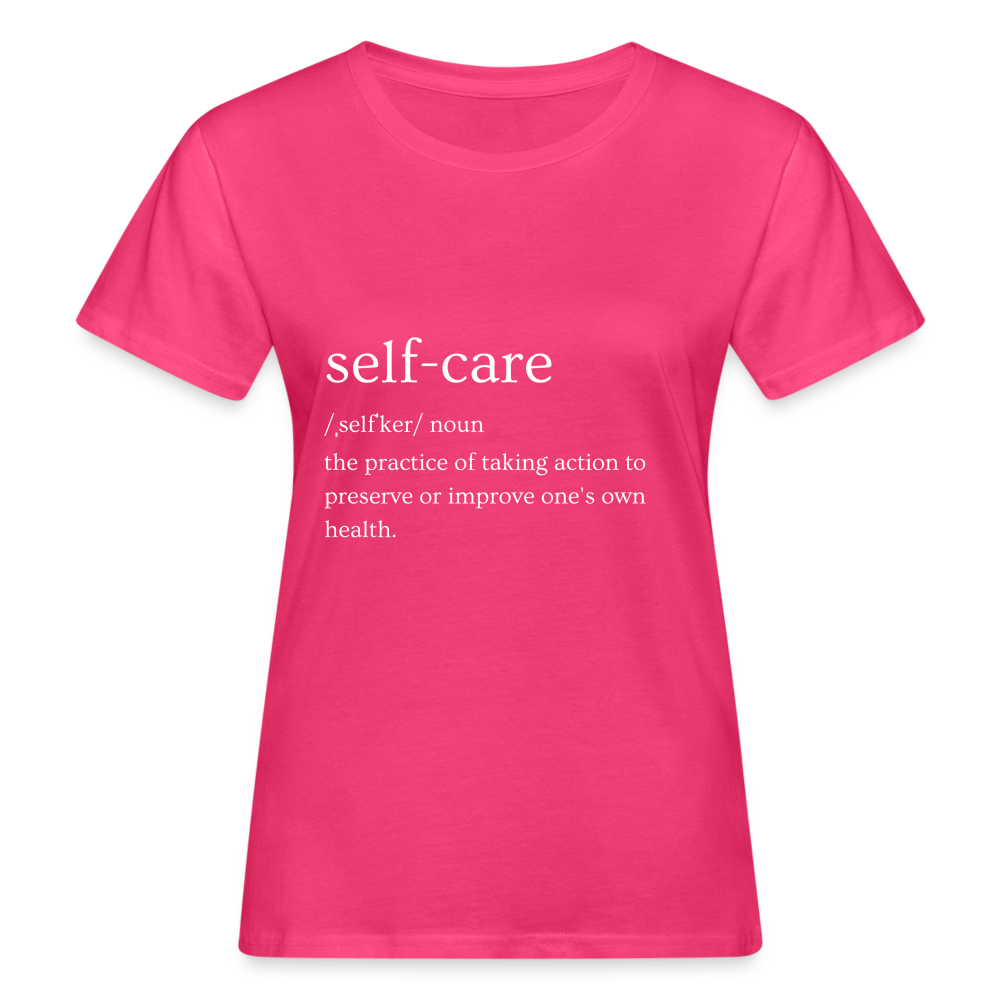 Women's Organic T-Shirt - neon pink