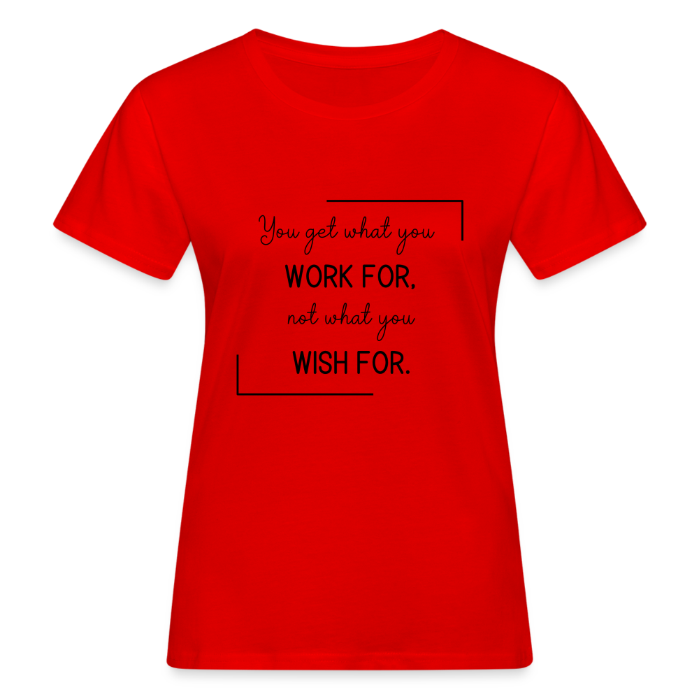 Women's Organic T-Shirt - red