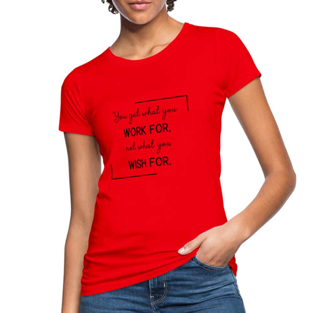 Women's Organic T-Shirt - red