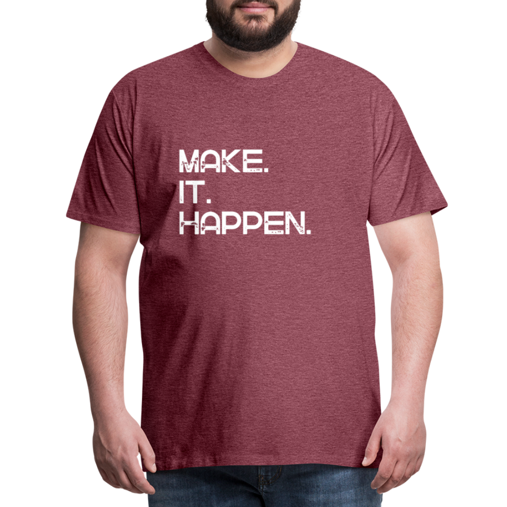 Men’s Premium T-Shirt - heather burgundy