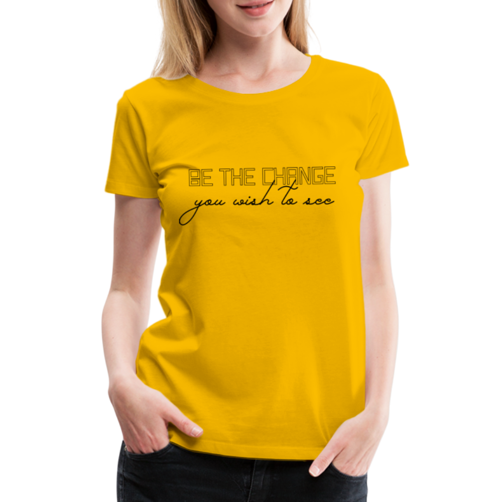 Women’s Premium T-Shirt - sun yellow