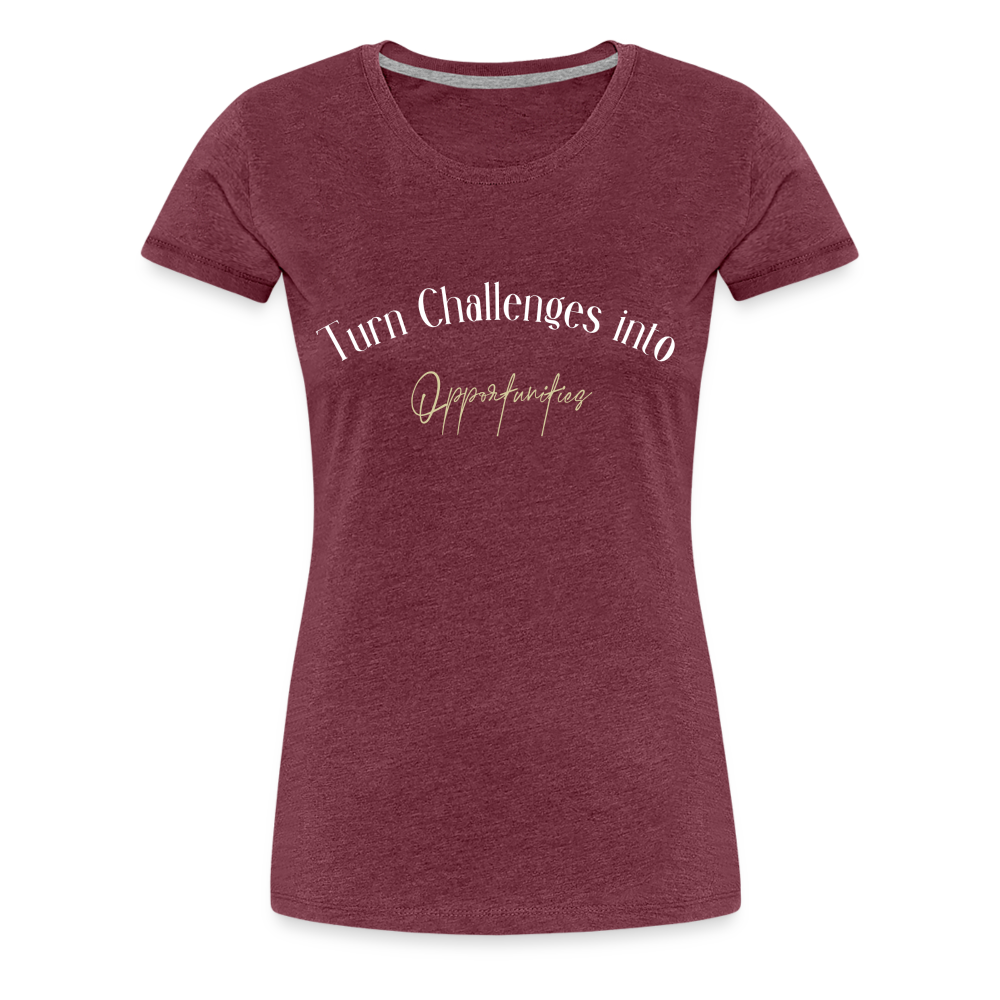 Women’s Premium T-Shirt - heather burgundy