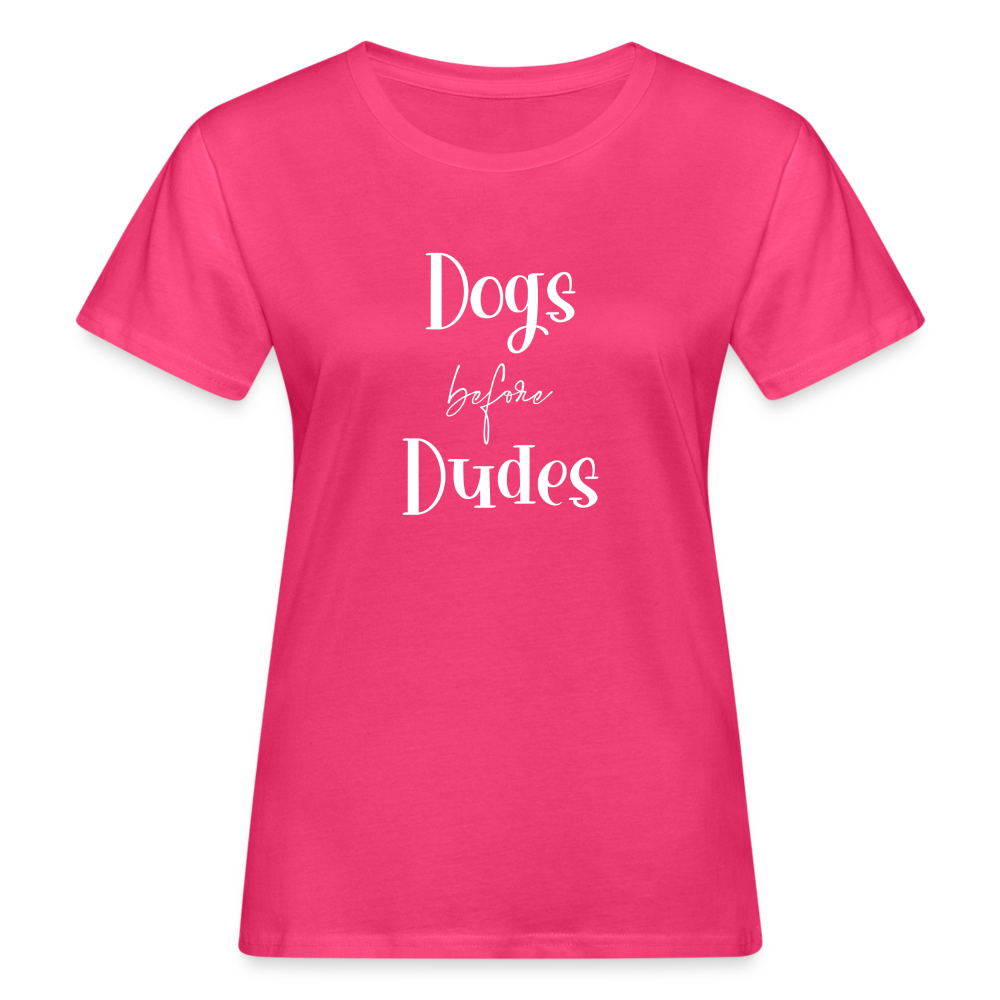 Women's Organic T-Shirt - neon pink