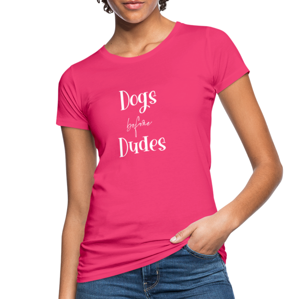 Women's Organic T-Shirt - neon pink