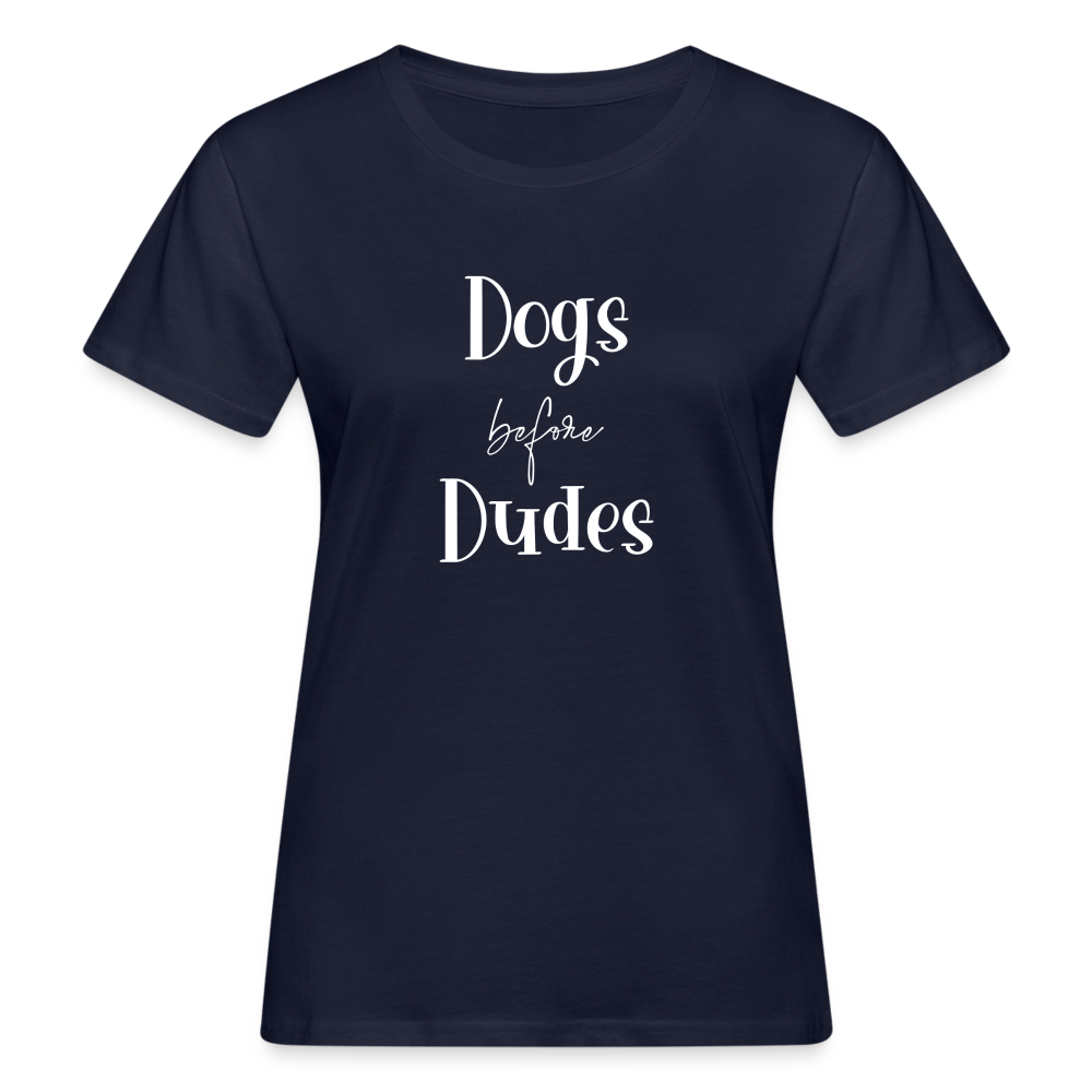 Women's Organic T-Shirt - navy