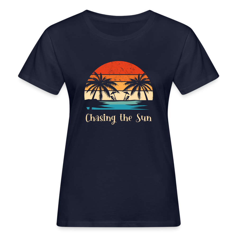 Women's Organic T-Shirt - navy