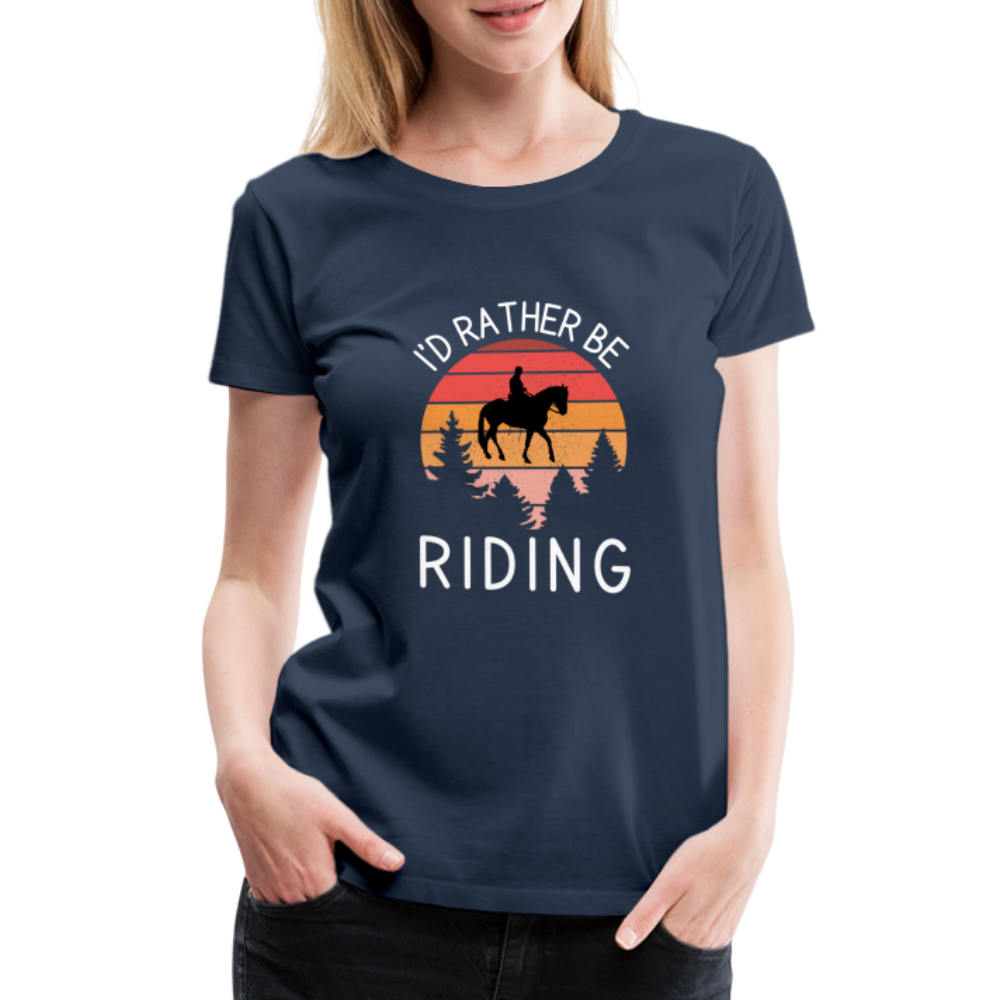 Women’s Premium T-Shirt - navy