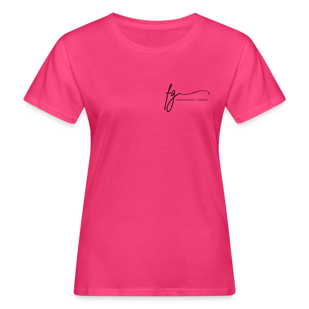 Women's Organic T-Shirt - neon pink