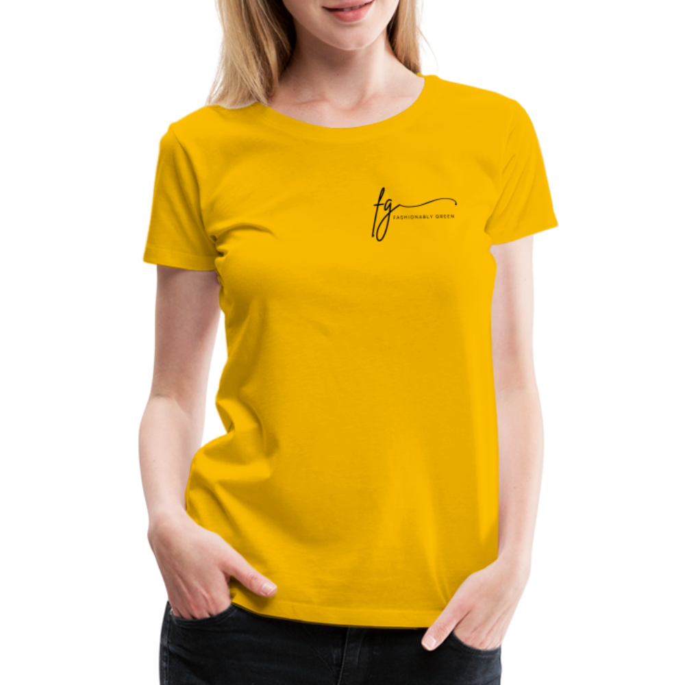 Women’s Premium T-Shirt - sun yellow