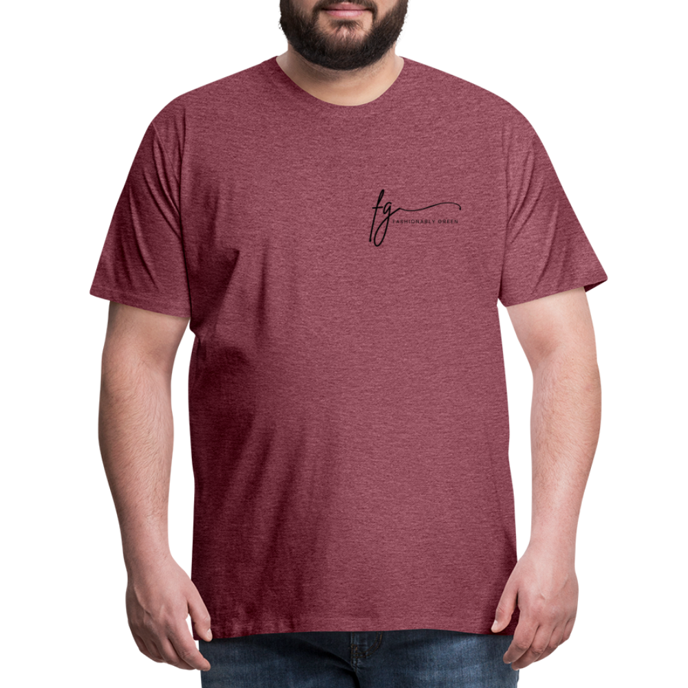 Men’s Premium T-Shirt - heather burgundy
