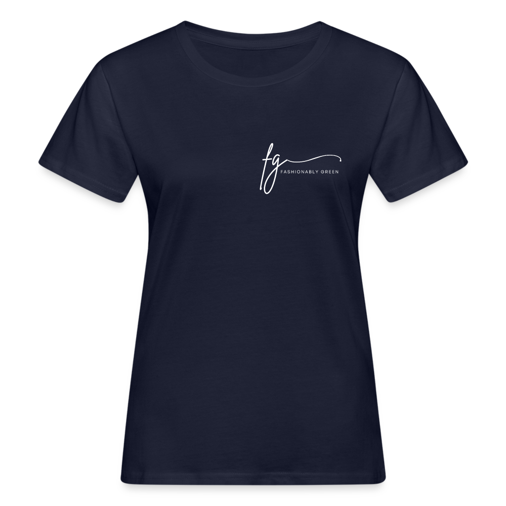 Women's Organic T-Shirt - navy