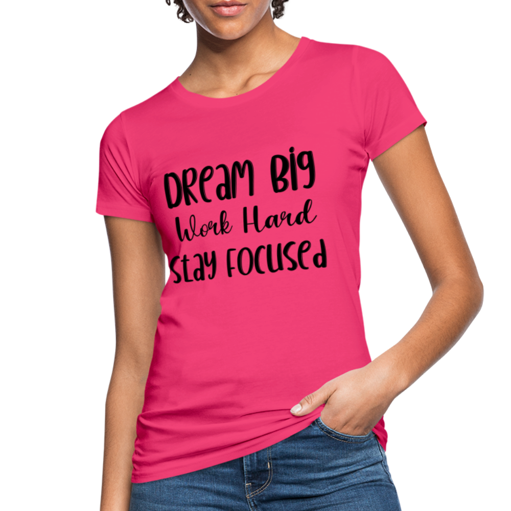 Women's Organic T-Shirt - neon pink