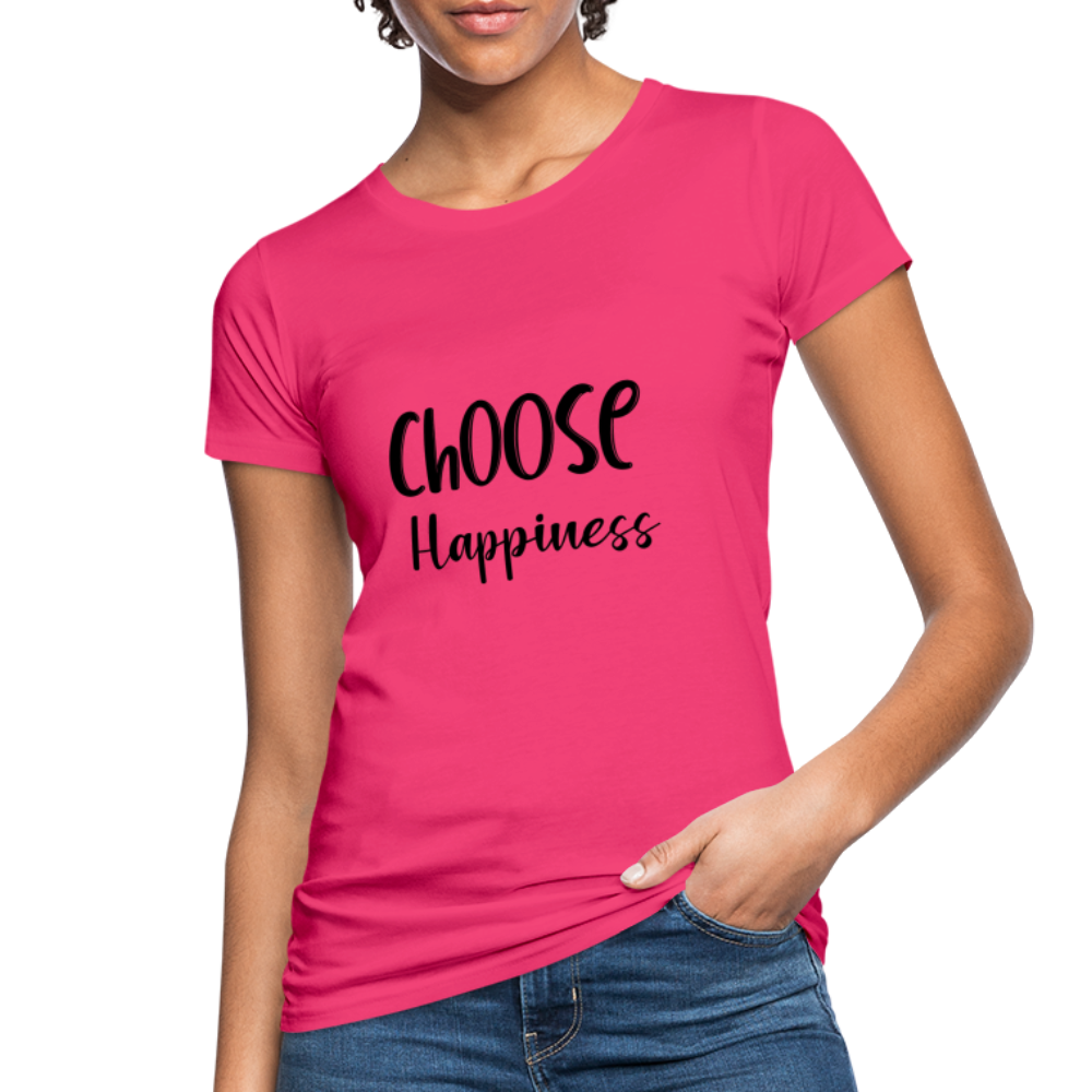 Women's Organic T-Shirt - neon pink