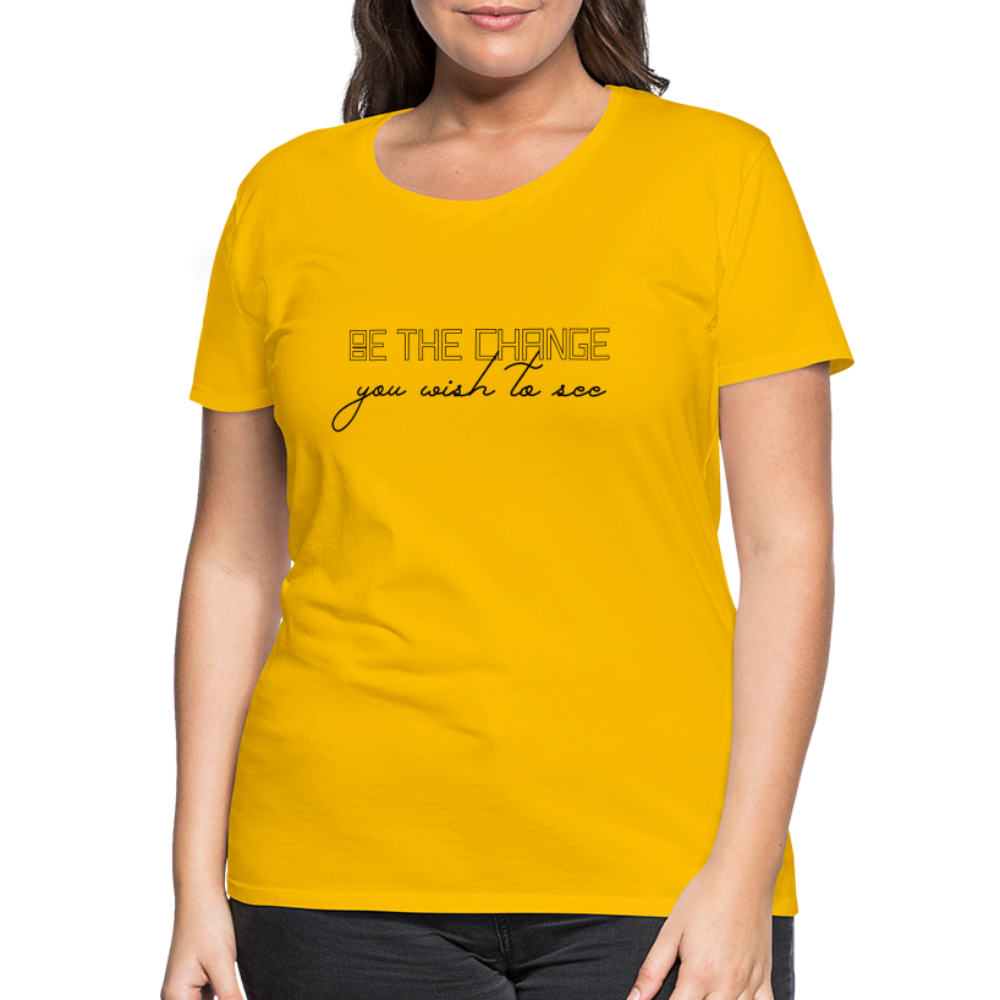 Women’s Premium T-Shirt - sun yellow