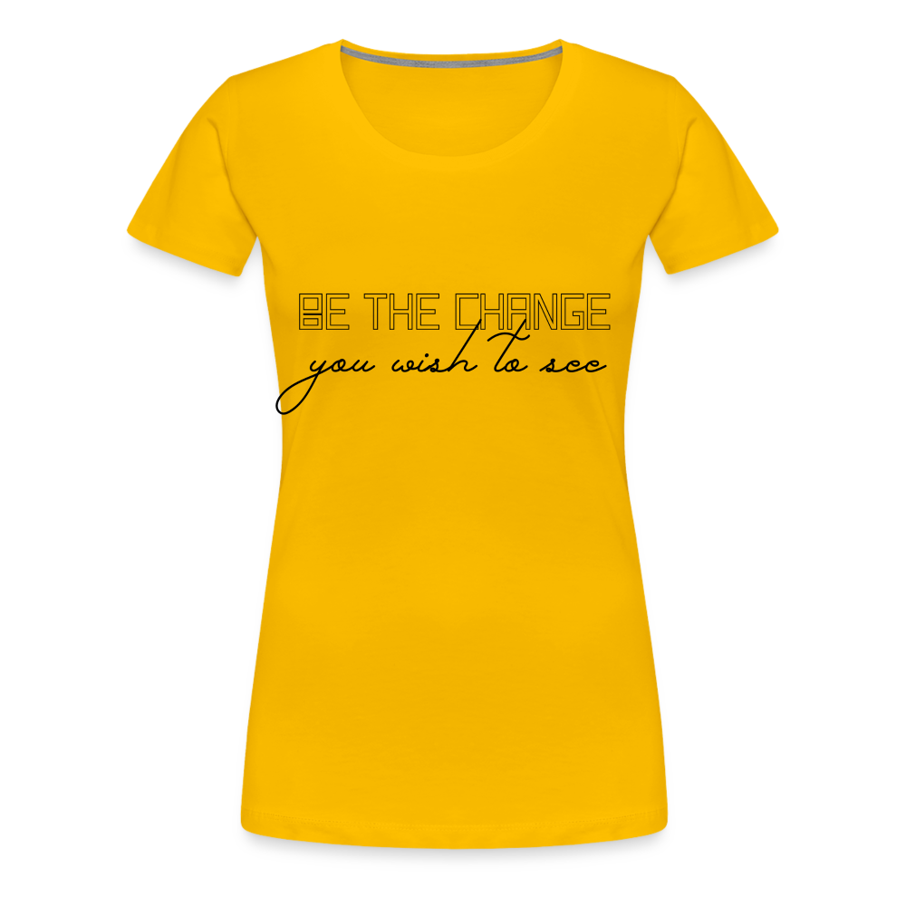 Women’s Premium T-Shirt - sun yellow