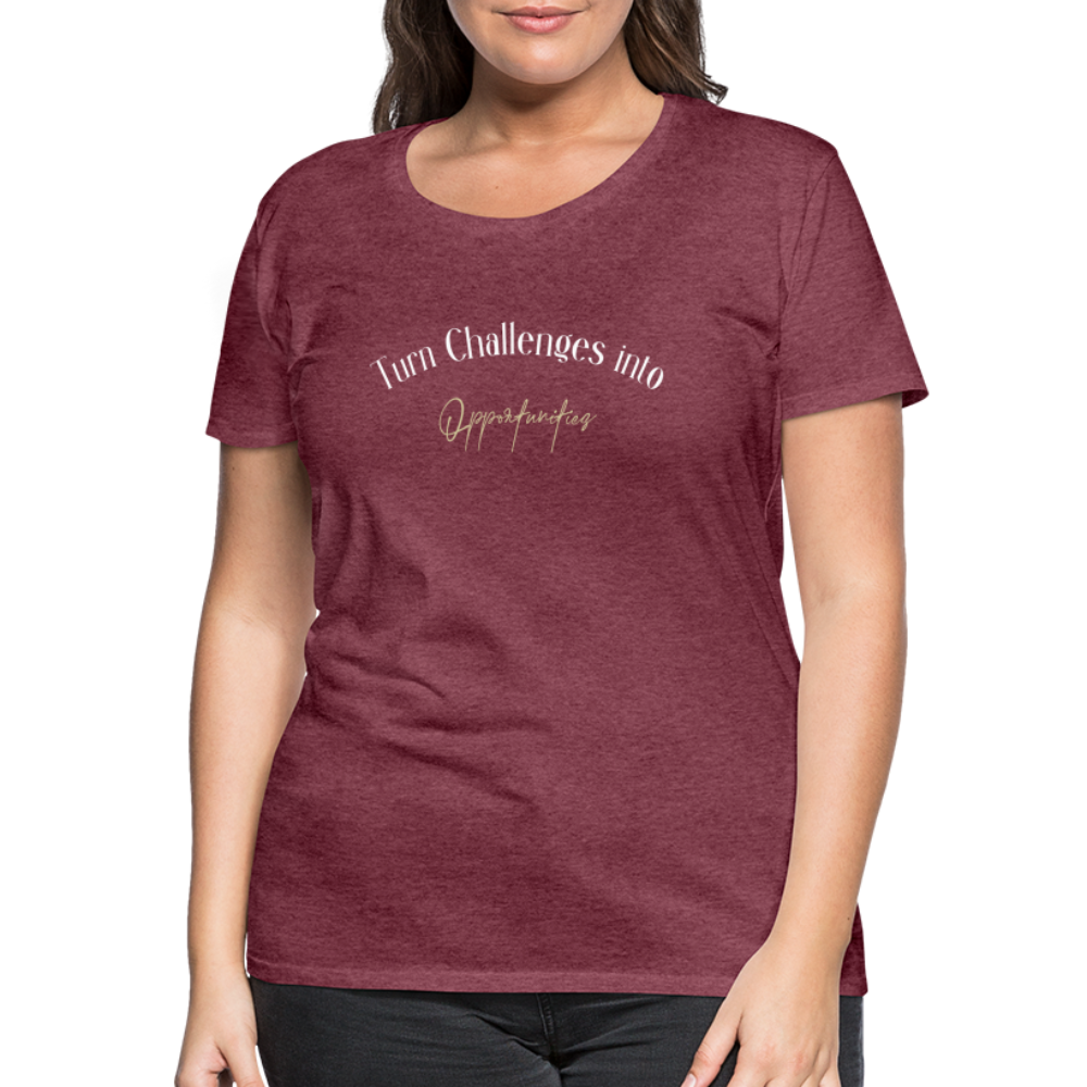 Women’s Premium T-Shirt - heather burgundy