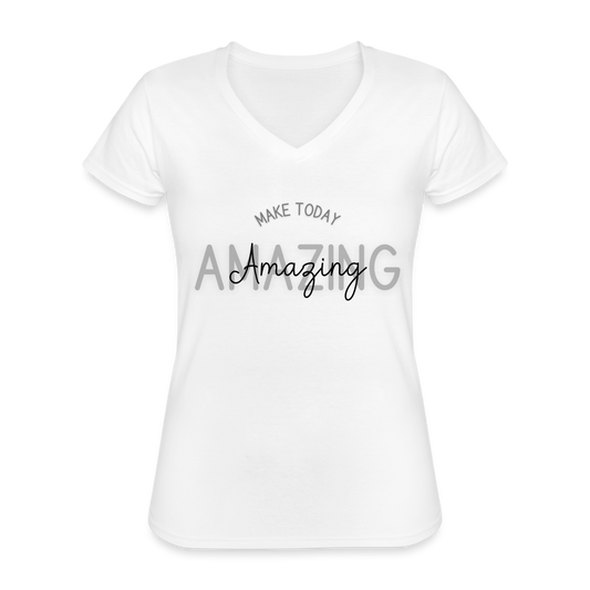 Classic Women’s V-Neck T-Shirt - white